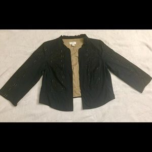 Anne Taylor Loft Stunning NWOT Navy Blazer SZ 10